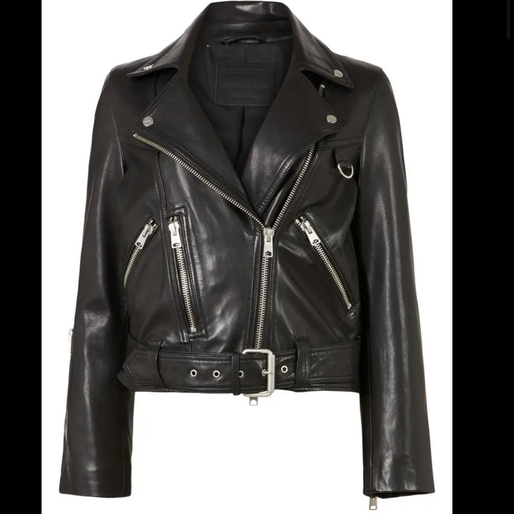COPY - All Saints Gidley Leather Jacket